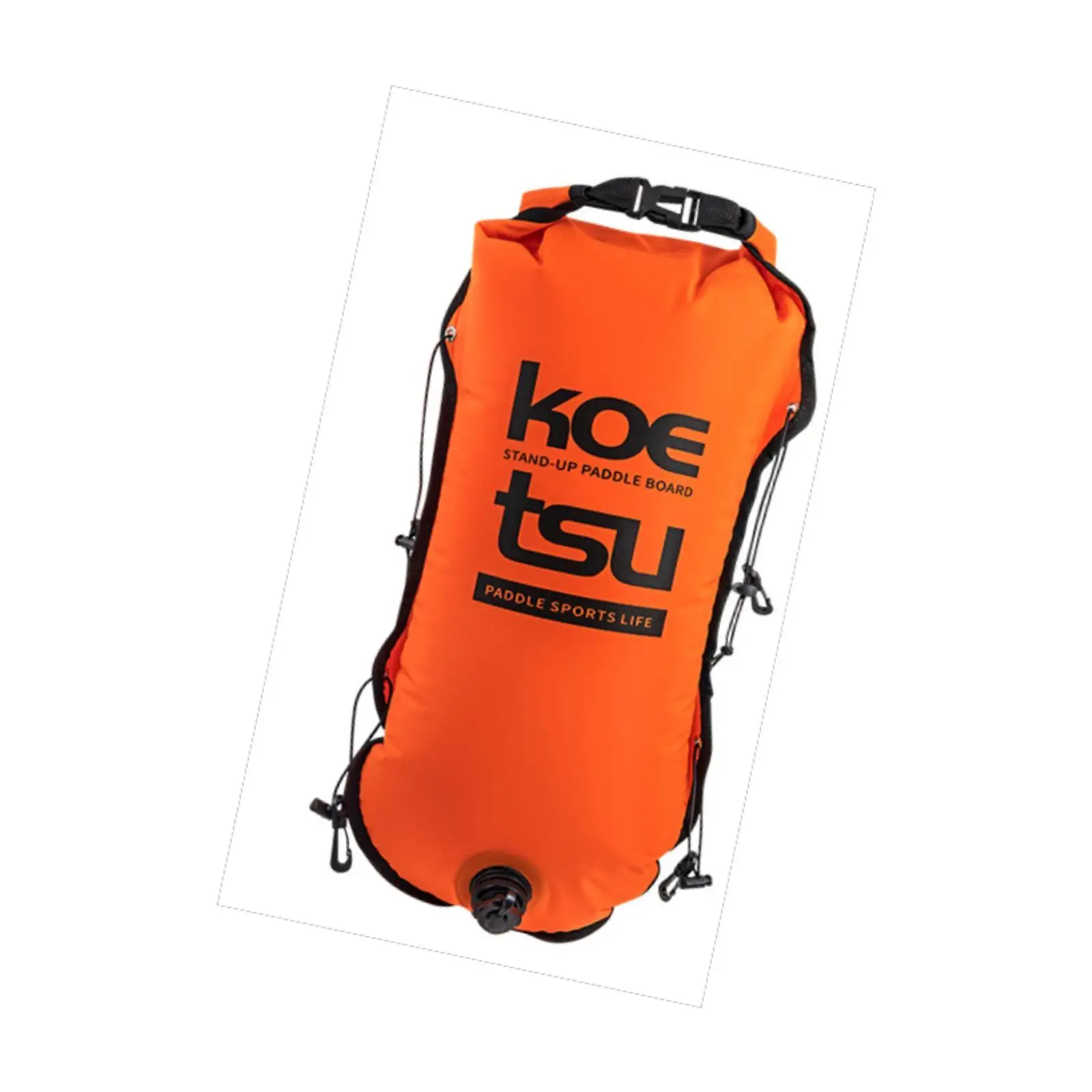 

Inflatable Swim Buoy Swimming Buoy and Drybag, Highly Visible with Handle Swim