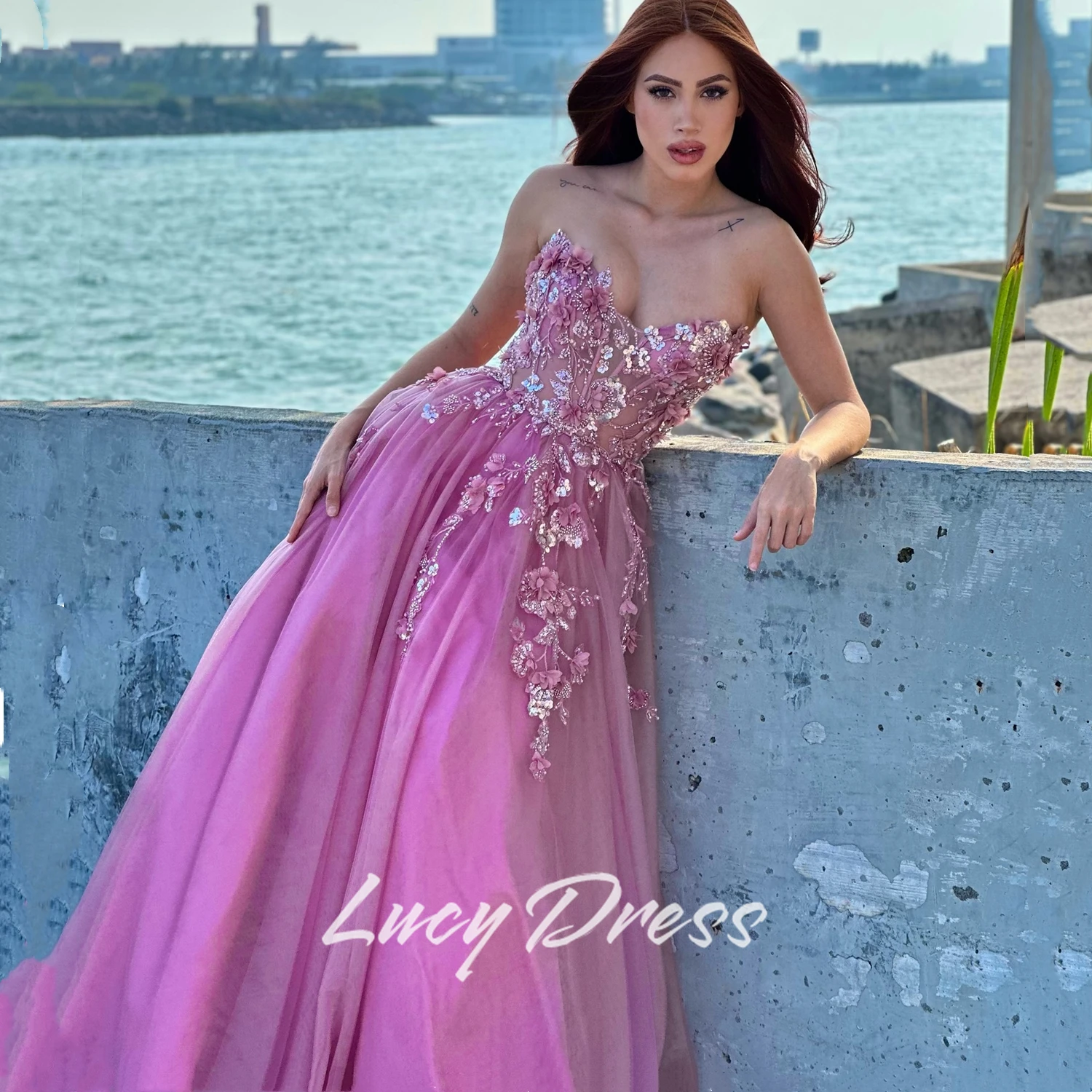 

Lucy Customized Cocktail Dresses Woman Party Dress for Wedding Ceremony Dresses for Special Occasions Pink Prom Dresses Birthday