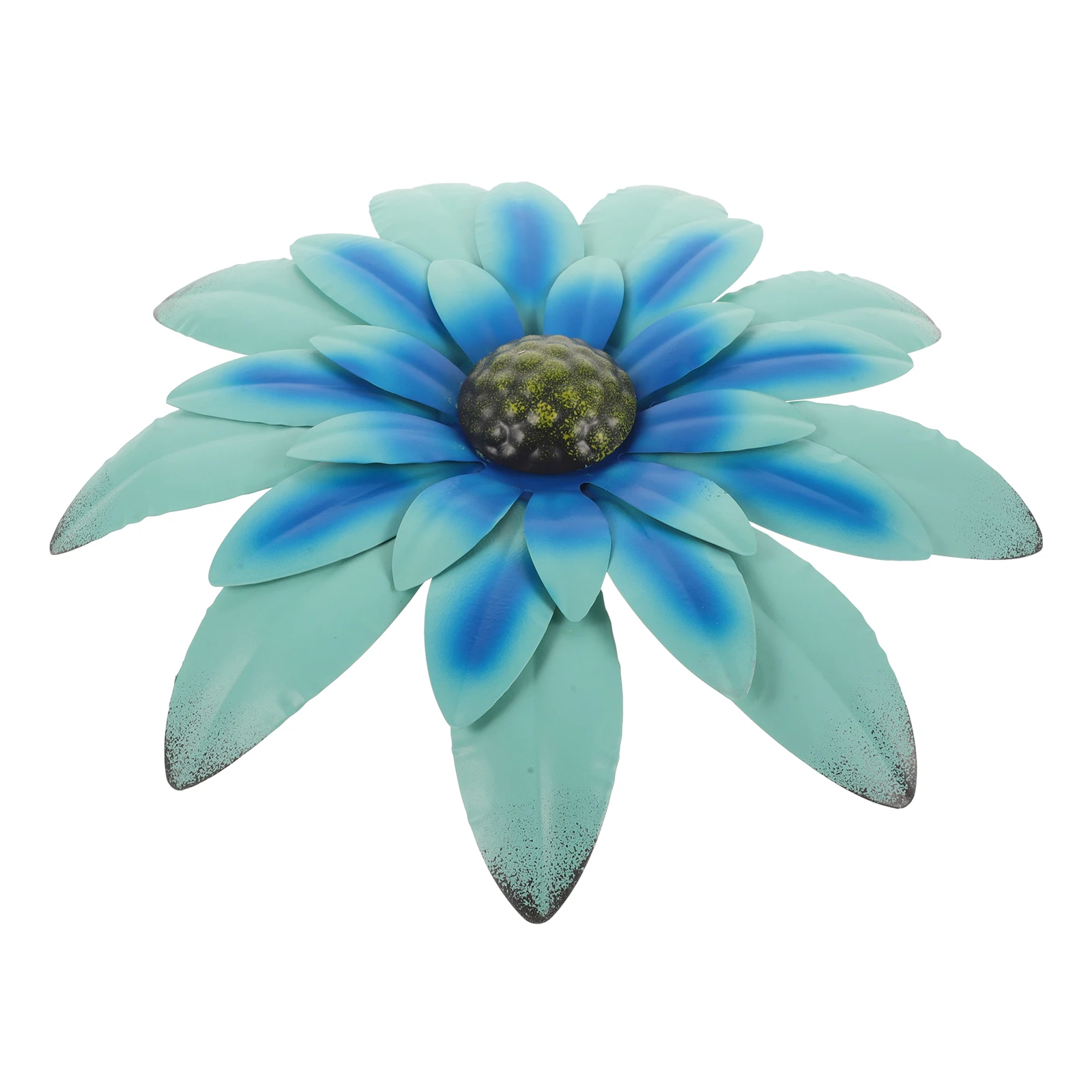 

Vintage Style Metal Flower Decor Floral Wall Hanging For Home Garden Party Decoration Metal Wall Art Ornament