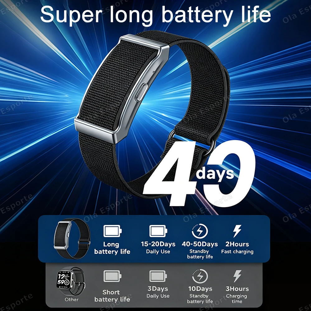 New Smart Wristband Watch Thin and Light Without Screen Heart Rate Blood Oxygen Sleep Monitoring IP68 Sports Smart Bracelet F107