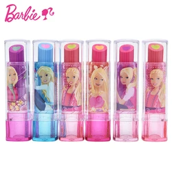 Barbie Anime Lipstick Rotary Eraser Kawaii Cartoon Stationery Office School Supplies Student Prize Kids Christmas Gift