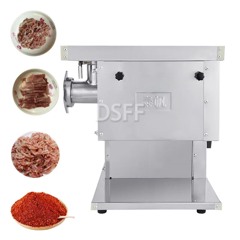 Commercial Electric Meat Cutter Stainless Steel Meat Grinder 110V 220V