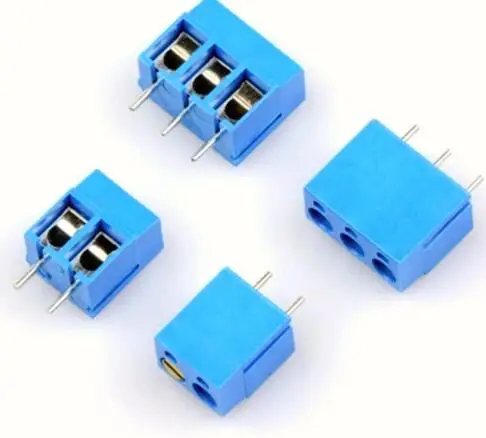 10pcs x KF301-5.0 2/3Pin 5.0mm Pitch 2/3/4 Pin 2/3 Way Straight Pin 300V 16A PCB Screw Terminal Block Connector