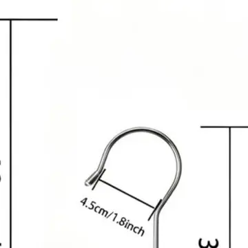 20 Pcs S Hooks for Flower Basket Bird Feeder Wind Chime Hanging Garden Decor Outdoor Indoor Metal 30cm 40cm Size