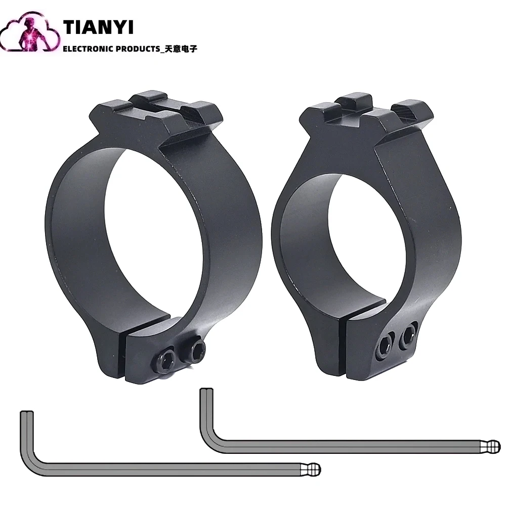 

Scope Optics Permanent Fixed Rings, 30mm 1 inch Fixed Scope Rings Mount, Fits 25.4mm 30mm Scope Tube Diameter