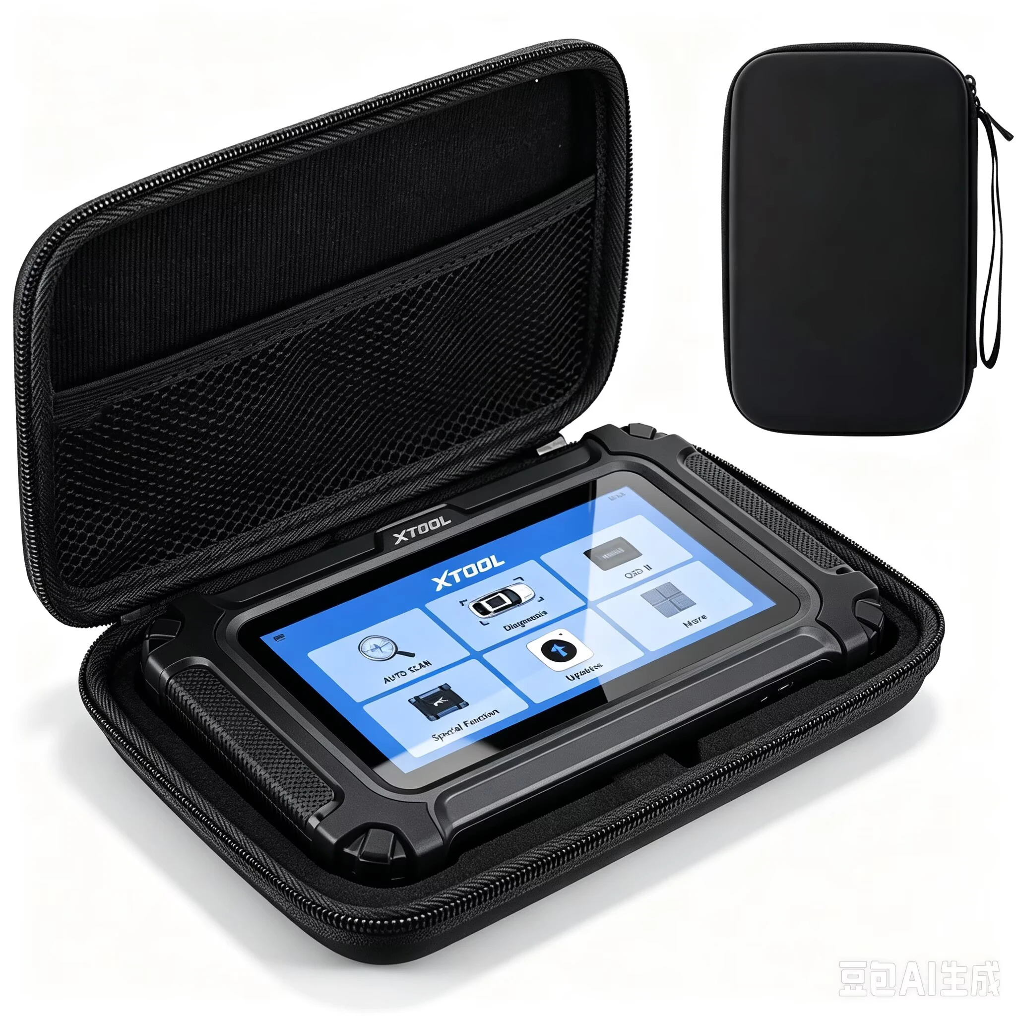 Hard Carrying EVA Case for XTOOL D5S / D6 / D6S OBD2 Scanner Protective Case Shockproof Travel Storage Bag