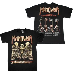 Manowar Anniversary Tour 2023 T-Shirt Black Fullsize S-5XL