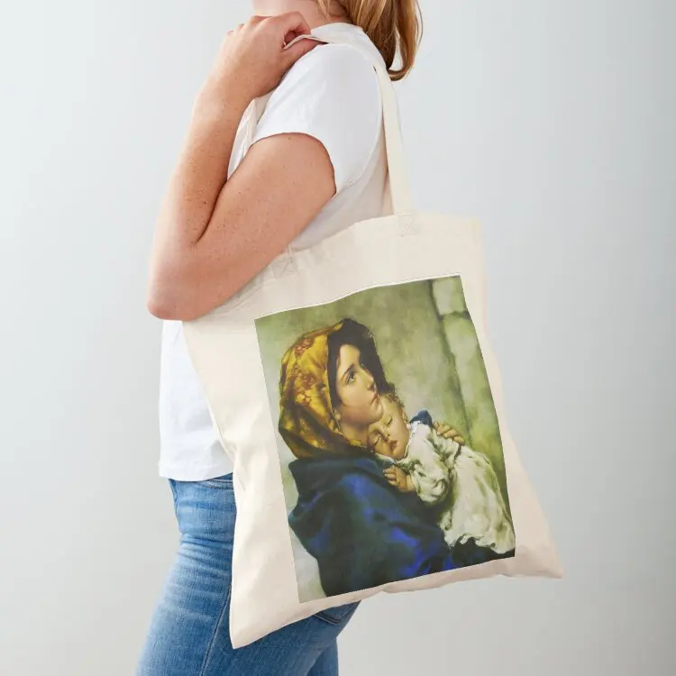 

Madonnina - Virgin Mary - Madonna of the Streets Tote Bag shopper bag women canvas tote bag women reusable shopping bags