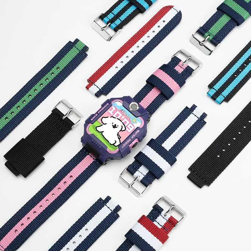 Nylon watch bands suitable for Little Genius（imoo） children's phone watches, including models XTCQ2AD2D3, Z9, Z8, Z7 and Z65