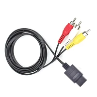 Cable de Audio y vídeo para Nintendo 64 N64, Cable AV a RCA para Super Nintendo GameCube N64 SNES, accesorios de cubo de juego, 1,8 M