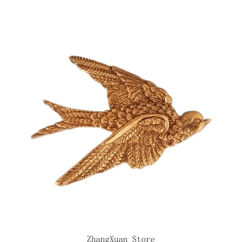 Dekorative Schwalben-Wandskulptur, schwebende Verzierung, 3D-Harz, fliegender Vogel, hängende Kunst für Esszimmer – Detail 5