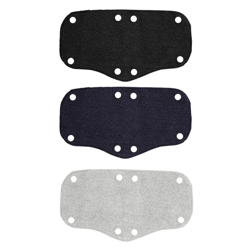 M89F 6pcs Breathable Helmet Sweat Pad With Plastic Clips Quick Installation Slipproof