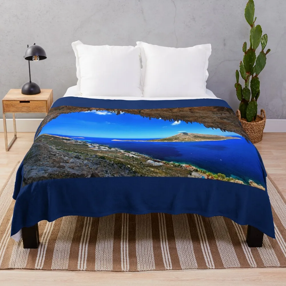 Grande Grotta, paraíso de escalada - Manta de la isla de Kalymnos, mantas decorativas, sofás de decoración