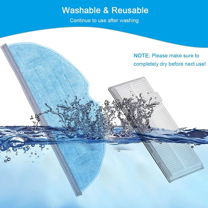 Запчасти для пылесоса Xiaomi Roborock S7, T7S, T7S Plus, 15 шт.