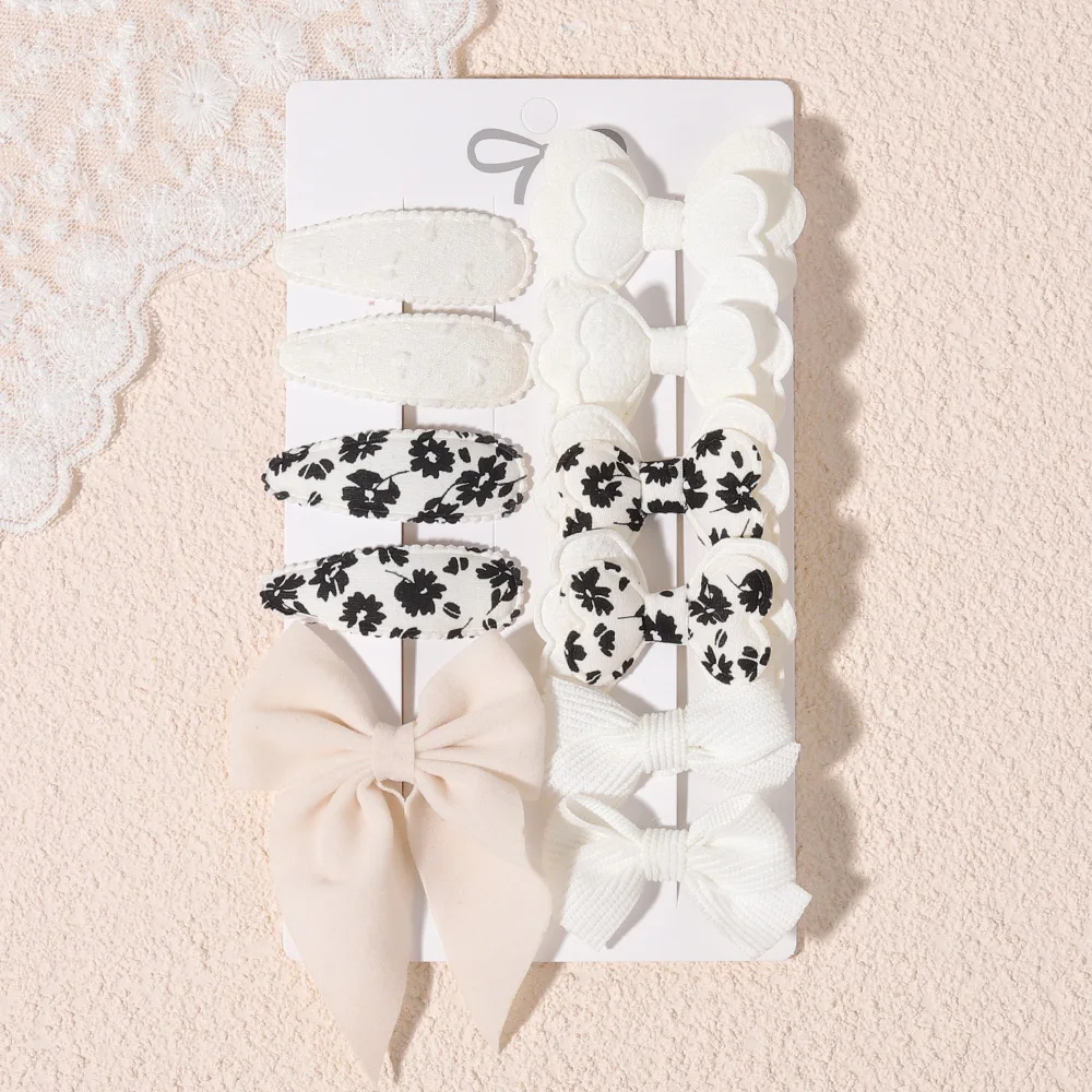 10/11/12 Stück/Set Mädchen Haarspangen mit Schleife, süße Schleifen-Haarspangen für Kinder, Baby-Geburtstagsdekoration, Haarspangen für Mädchen, Haar-Accessoires – Detail 20