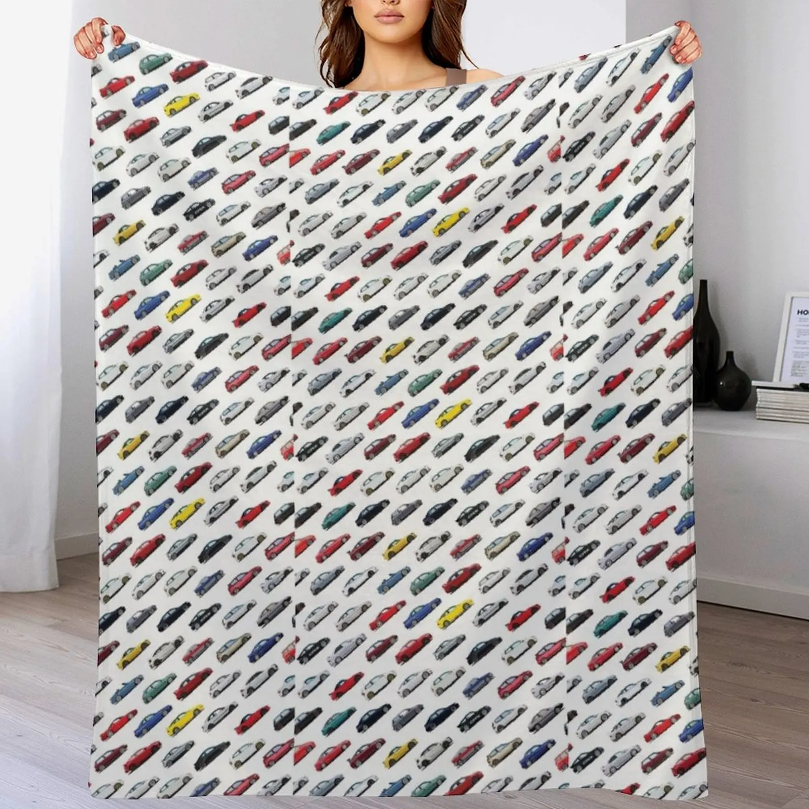 

Hondas All Over Throw Blanket Picnic Luxury Designer Flannels Designers Blankets