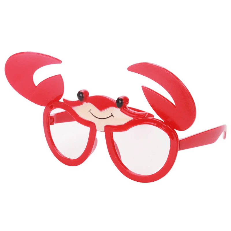 Funny Foldable Crab Costume Glasses Novelty Sunglasses Birthday Beach Party Favors Festive Party Supplies Decoration Accessories