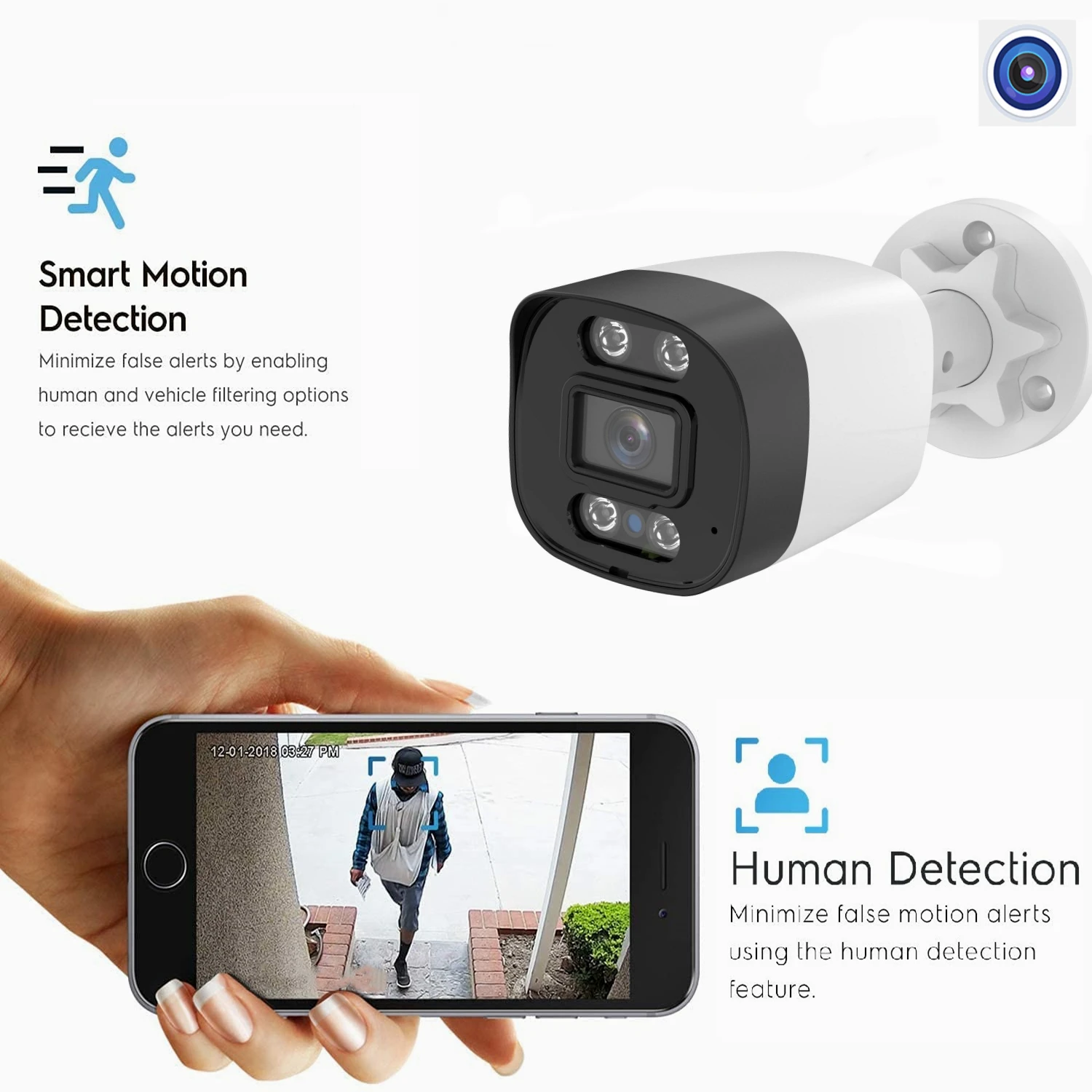 Câmera de vigilância de áudio e vídeo impermeável, sistema NVR, Xmeyepro, Poe CCTV Security, exterior, 5MP, H.265 +, XM