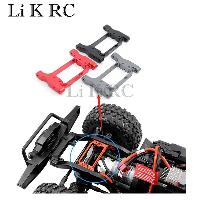 Aluminum Alloy Front Servo Mount Chassis Steering Crossmember for 1/10 RC Crawler Car TRX4 Bronco Blazer Sport G500 TRX6