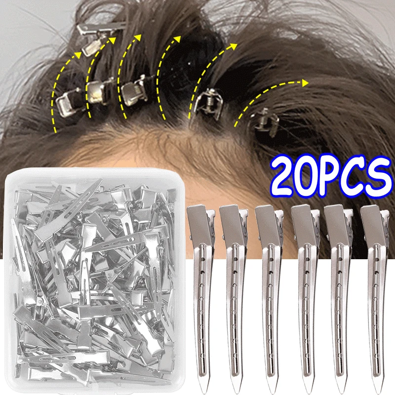 Hair Care Clips Metal Steel Hairdressing Sectioning Clip Clamps Barber Hair Cut Use Styling Tools Hair Root Fluffy Hairpin