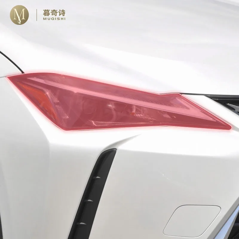 

pre cut car exterior headlight scratch resistant TPU protective film transparent/smoked For Lexus UX 250 260 2019-2024