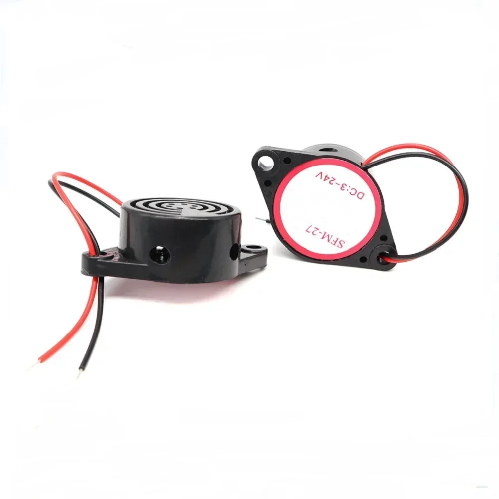 DC 3-24V 85/100dB Alarm Siren Sound Signal Alarms Horns With LED Beep Air Horn For Car Alarm Ringer 2 wired piezo buzzer