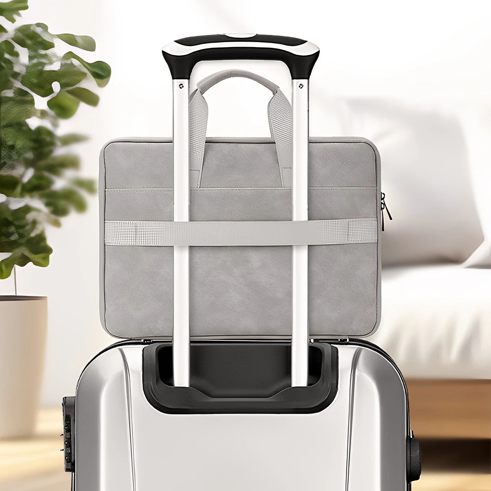 حافظة واقية مقاس 13-14/15-16 بوصة مع مقبض حقيبة حمل الكمبيوتر مع جيب ملحق غطاء كمبيوتر محمول واقي مقاوم للصدمات