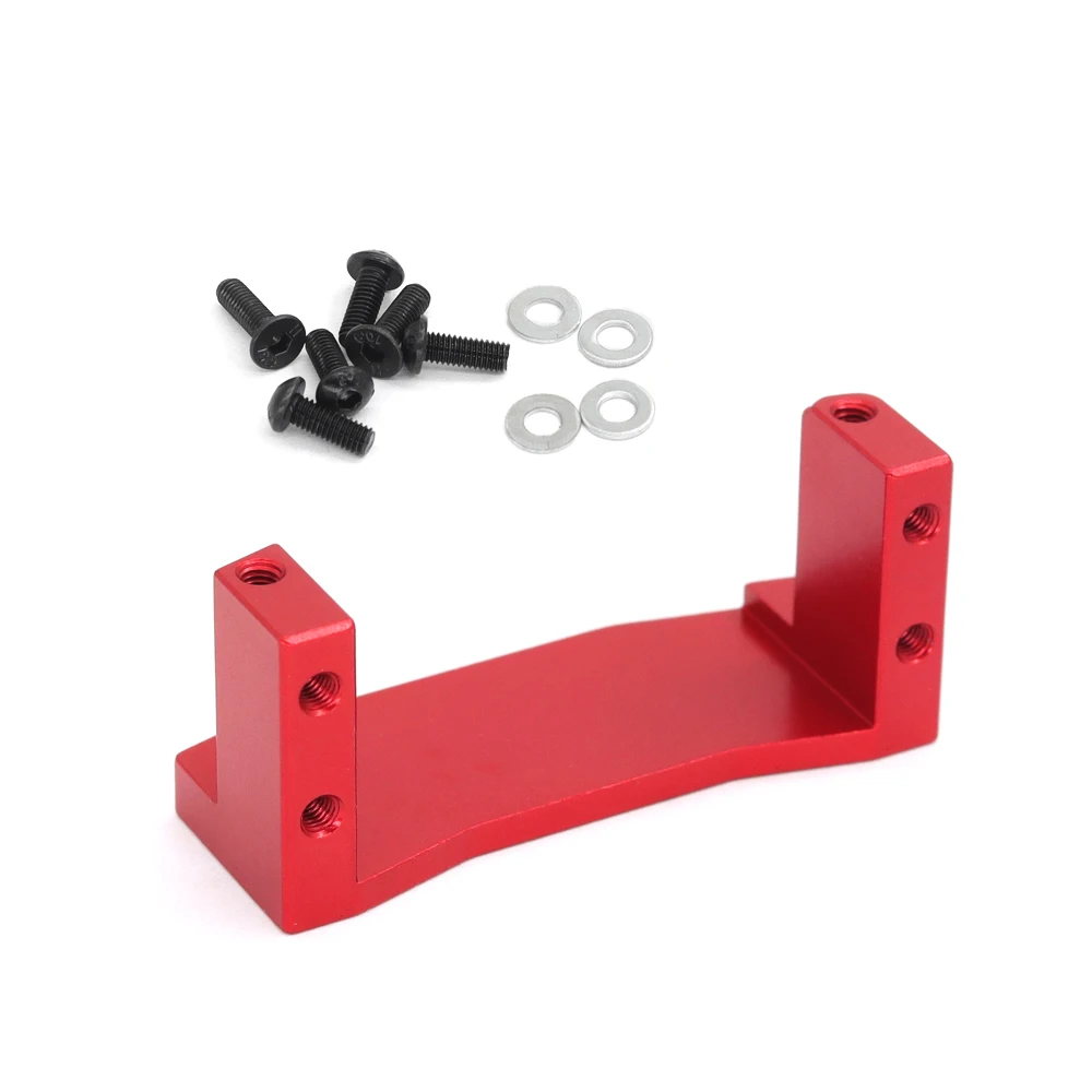 Metall-Servohalterung, Basis, Ersatz-Halterung aus Aluminiumlegierung mit Schrauben für Tamiya TT-02 54977, 1/10 RC-Autoteile-Zubehör