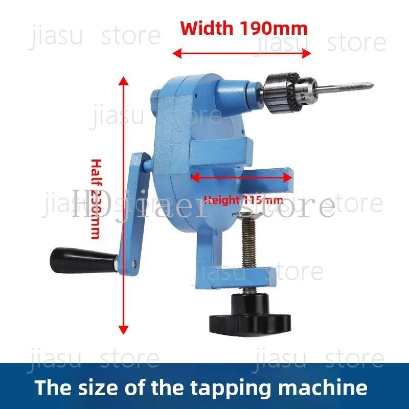 Precision Manual Mini Tap Wrenches Hand Tapping Machine for Thread Repair Small Tap Set