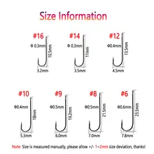 50 Aberdeen Long Shank Fishing Hooks #3