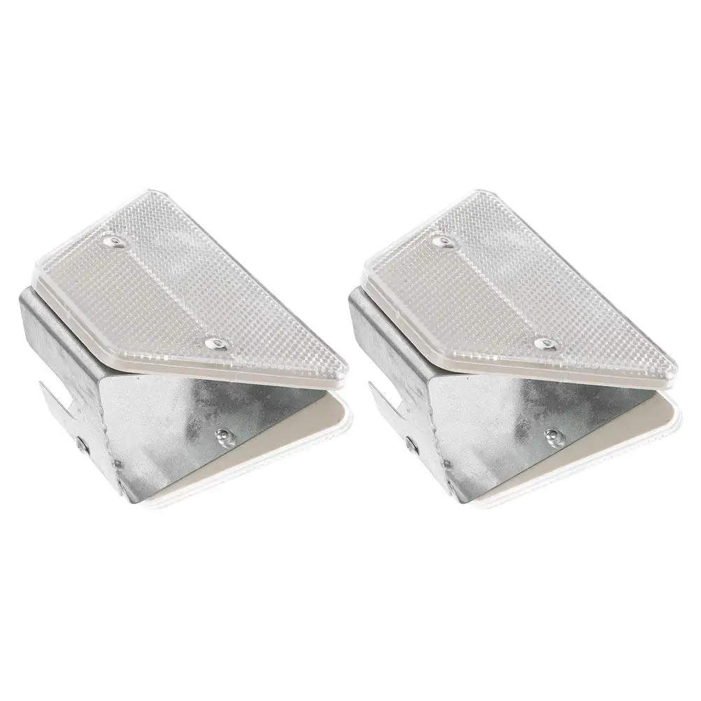 2 Pcs Driving Road Guardrail Markers Driveway Reflectors Replacement Commercial Reflective