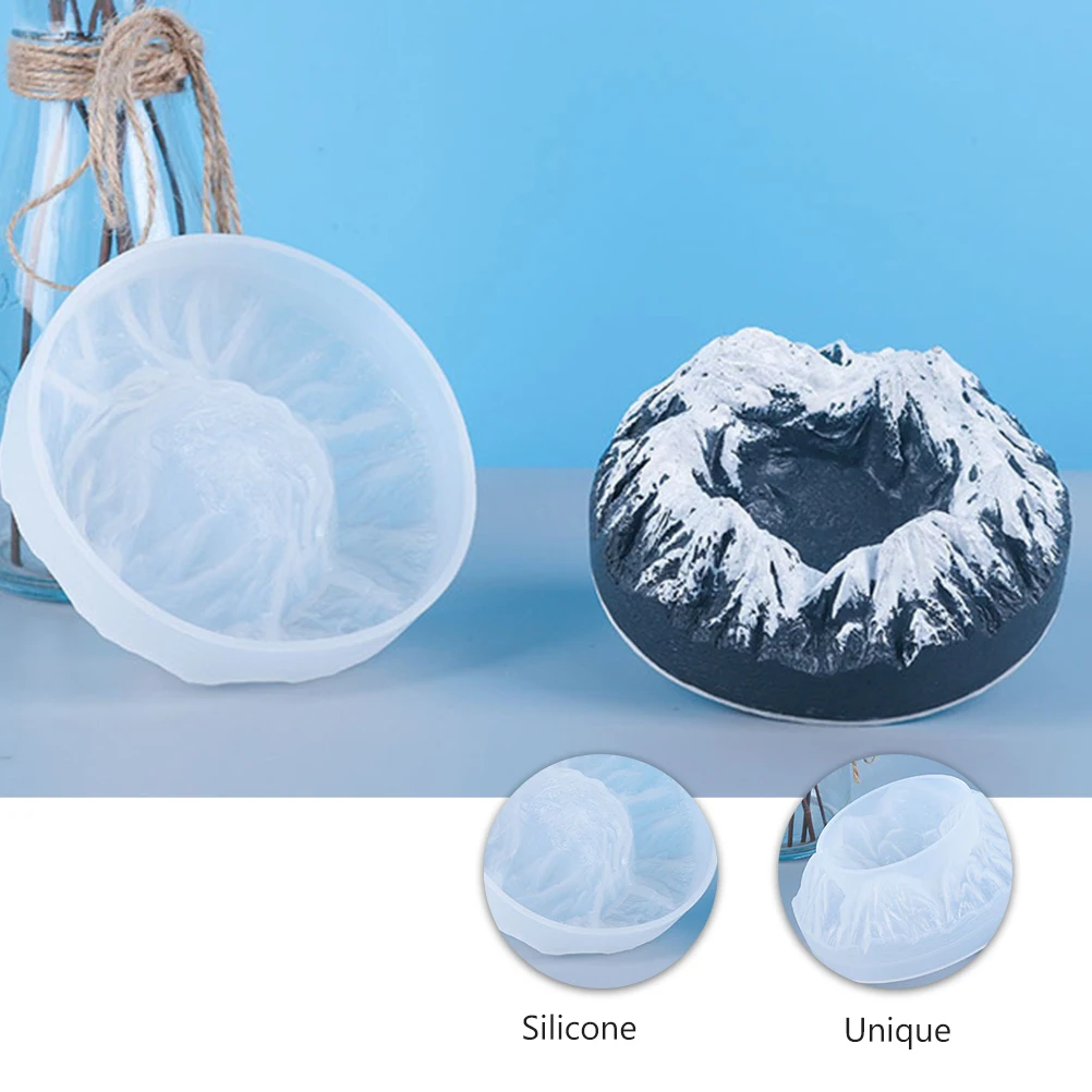 

Epoxy Mold Ash Tray Casting Tool White Silica Gel Smoking Mould DIY Storage Tray Silicone Molds For Home Office Jewelry