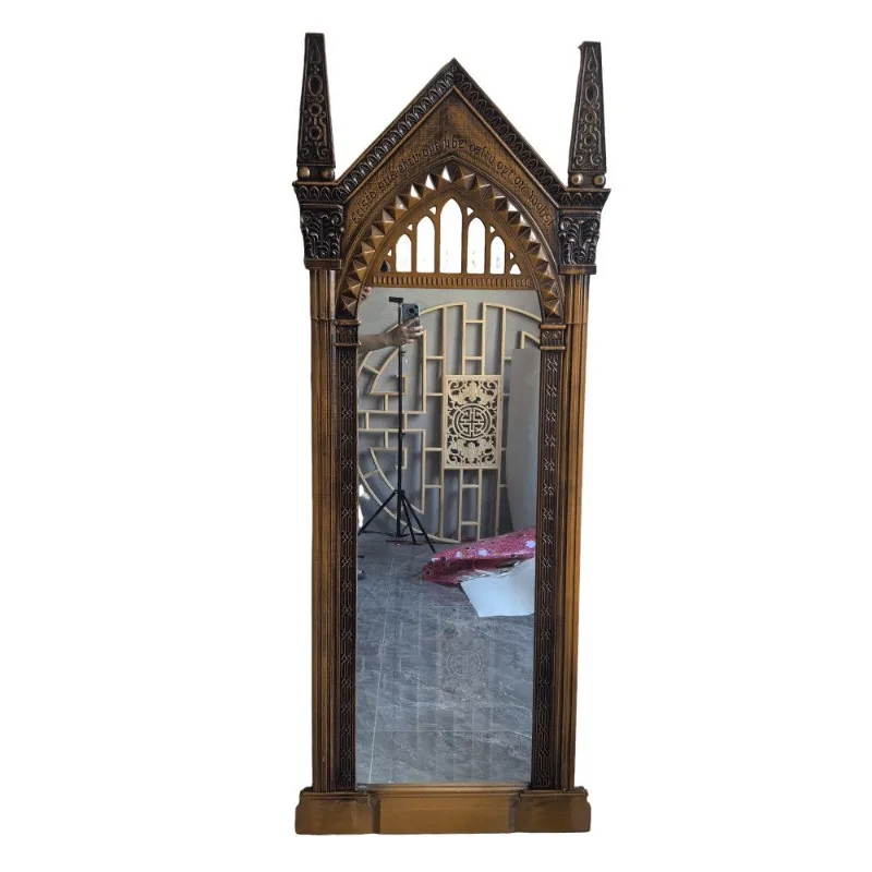 

Room decoration Eris magic mirror retro mirror, magic mirror European carved full-length full-length mirror