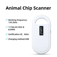 Escáner para mascotas 5YOA, pantalla OLED ISO11784/5, lector de identificación de animales, transpondedor de Chip, USB, RFID, escáner de microchip portátil para animales