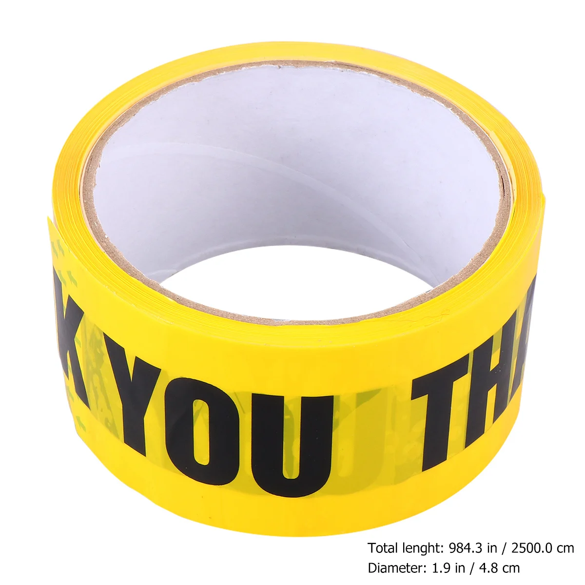 1 Roll Yellow Safety Heavy Duty Waterproof Warning Tape For Construction Sites Roads Barriers Slip Resistant Adhesive Traction