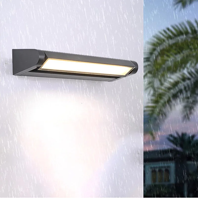 Outdoor Wall Light LED 350Adjustable Angle Waterproof Wall Lamp Aluminium Garden Porch Home Balcony Home Decor Lighting