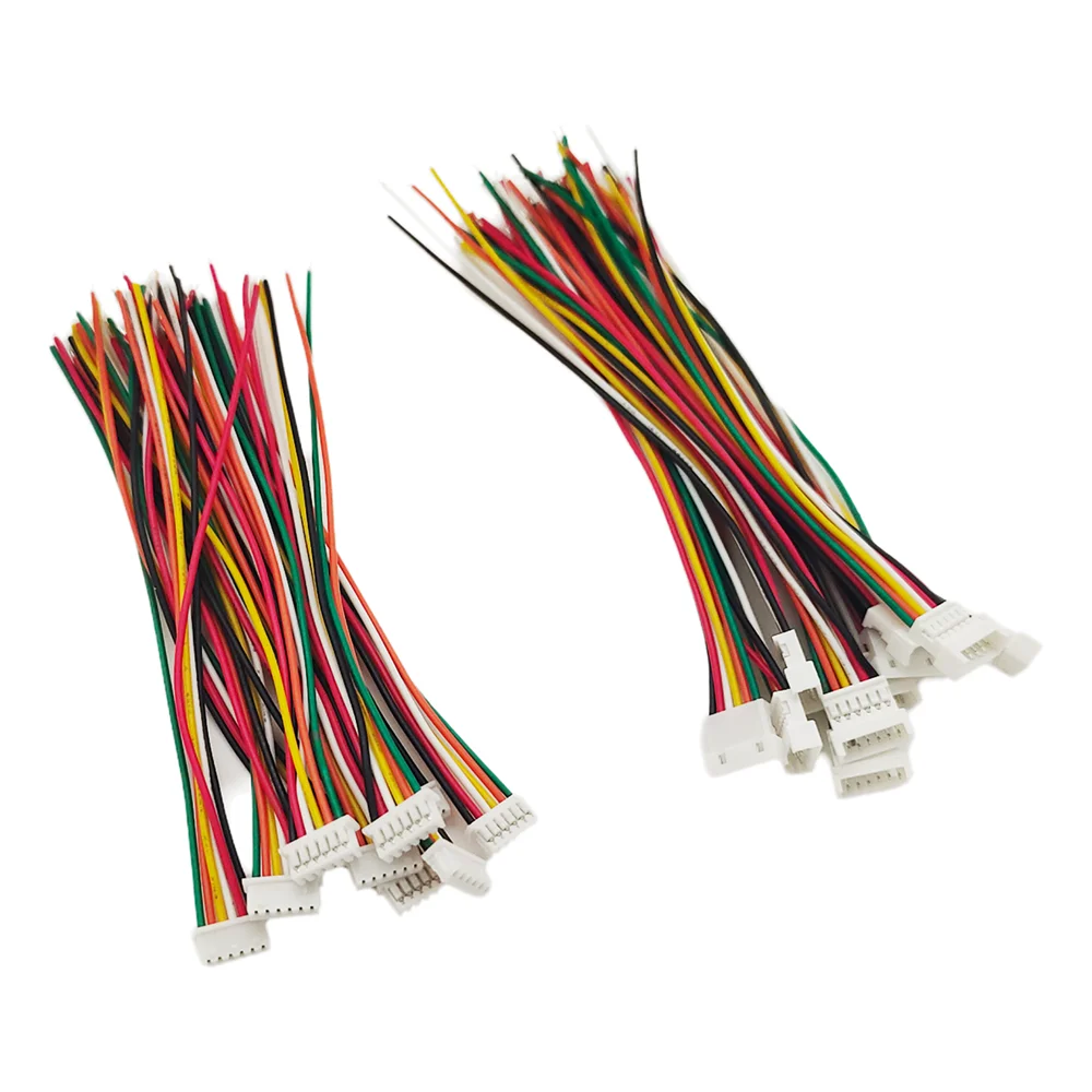 5/10 أزواج صغيرة JST 1.25 مللي متر موصل الملعب 1.25 مللي متر ذكر التوصيل أنثى مقبس متفرع 2P/3/4/5/6 دبوس موصلات مع سلك كابل 10 سنتيمتر