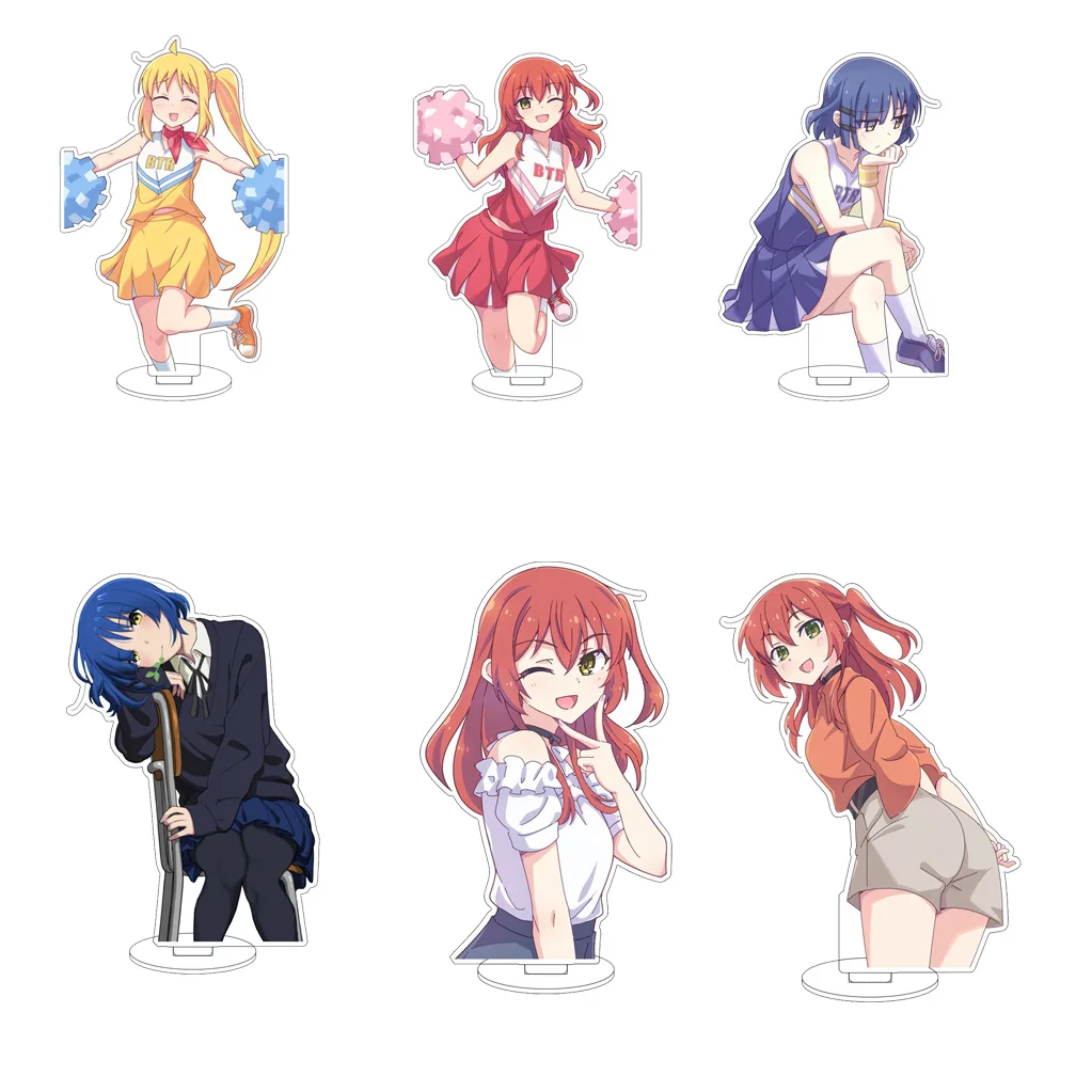 

16CM Anime Bocchi the Rock Kita Ikuyo Yamada Ryō Ijichi Nijika Gotō Hitori Cos Acrylic Figure Stand Ornaments Chirstmas Gifts