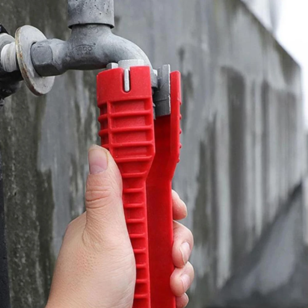 Llave multifunción 5 en 1 para fontanería, herramienta multifunción para fregadero, inglesa