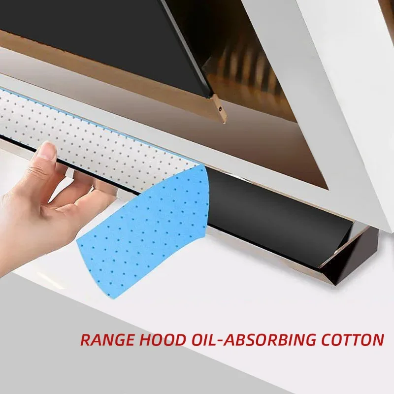 Kitchen Range Hood Filter Oil-absorbing Cotton Universal Oil Filter Paper Side Suction Non-woven Absorbing Pad Cleaning Tools