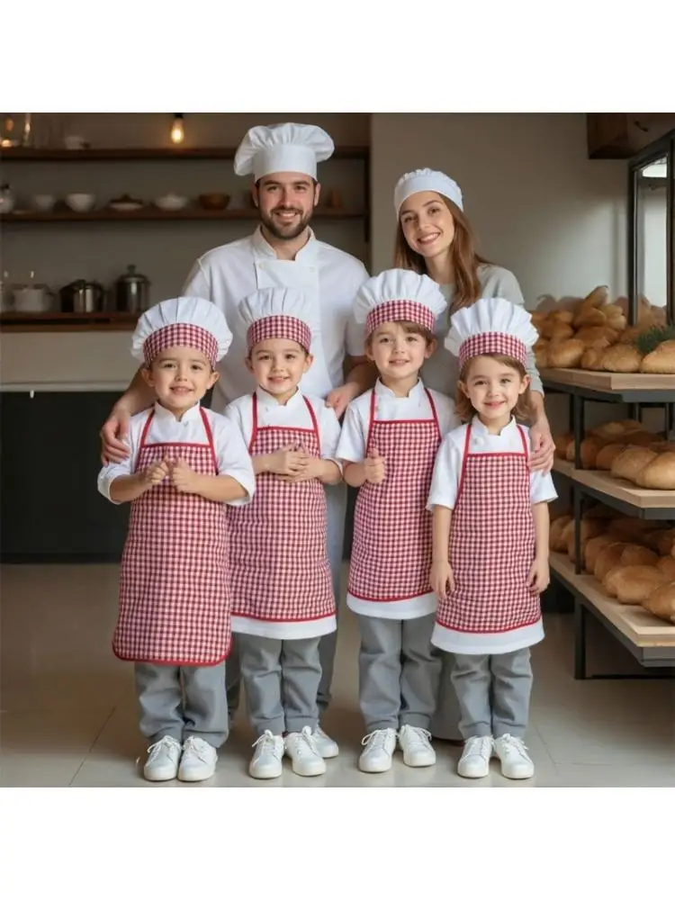 

U13F фартук повара, шляпа, наряд для новорожденных, реквизит для фотосессии, одежда для фотосессии для мальчиков и девочек