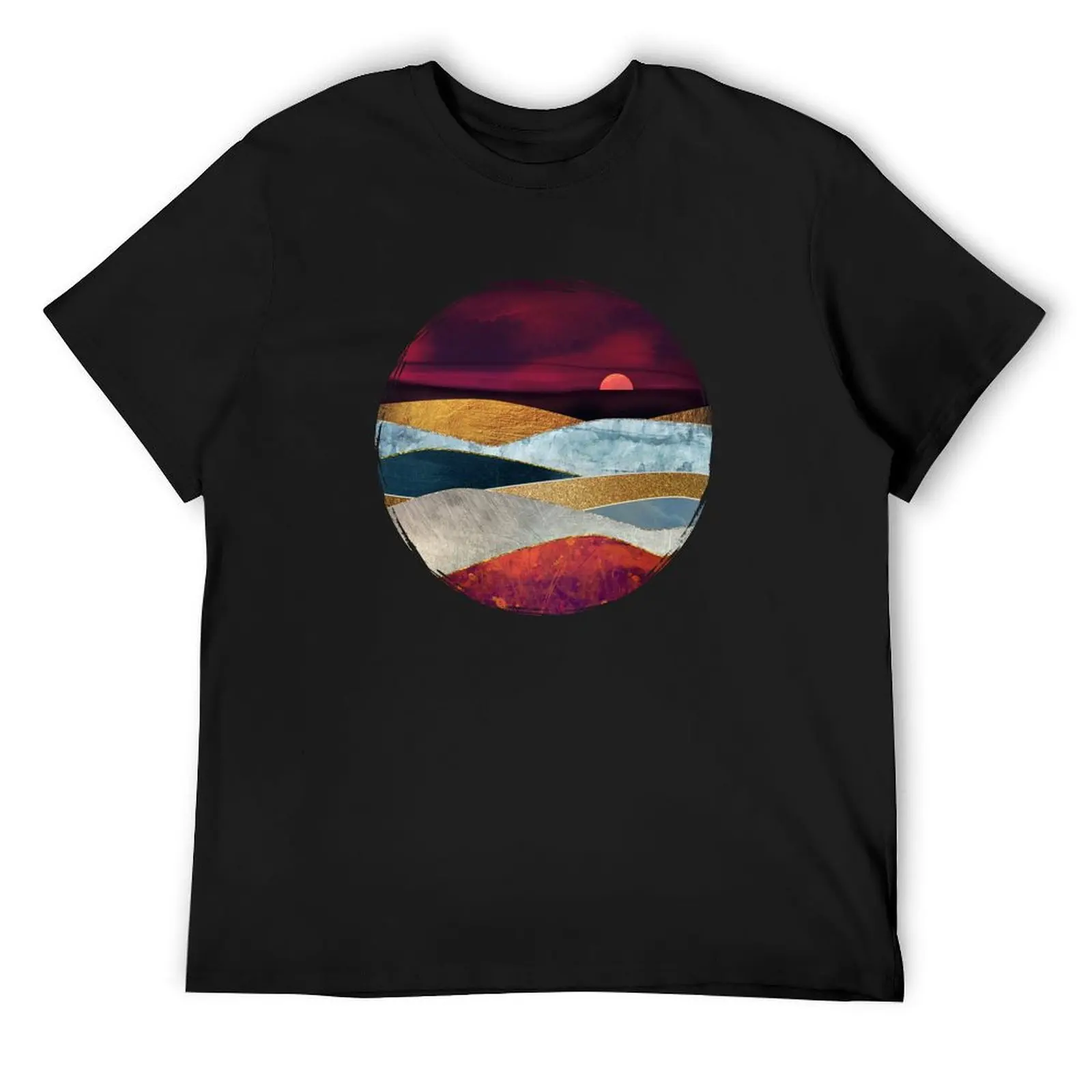 

Crimson Sky T-Shirt anime t shirts blue lock summer top mens big and tall t shirts