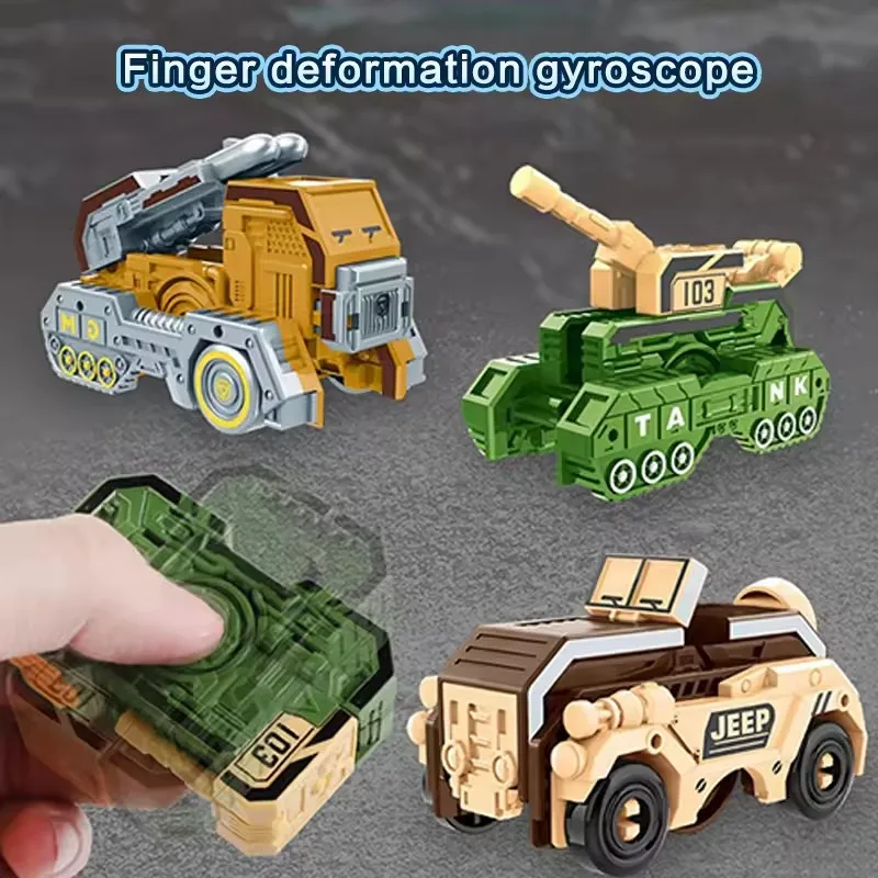 New Creative Deformed Fidget Spinner Military Tank Jeep Missile Car Plastic Hand Spinner Fidget Toy EDC Stress Relief Toys