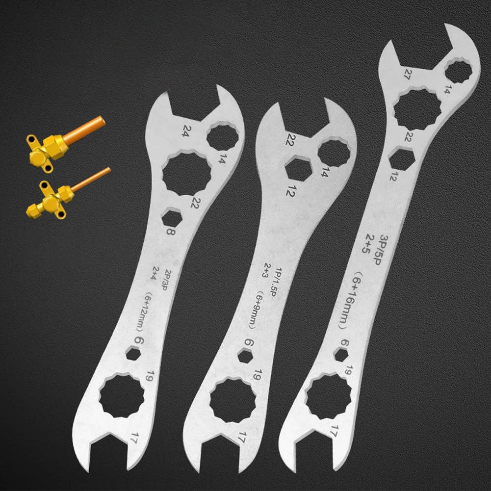 

Multifunctional Wrench Air Conditioner Tool Installation Tasks Heavy-duty Construction For Air Conditioner Torque