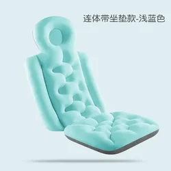 Bath Pillow Comfortable Cushion Spa Bathing Pad Bathtub Cushion Non-Slip Waterproof Neck & Back Relax Bathroom Supply