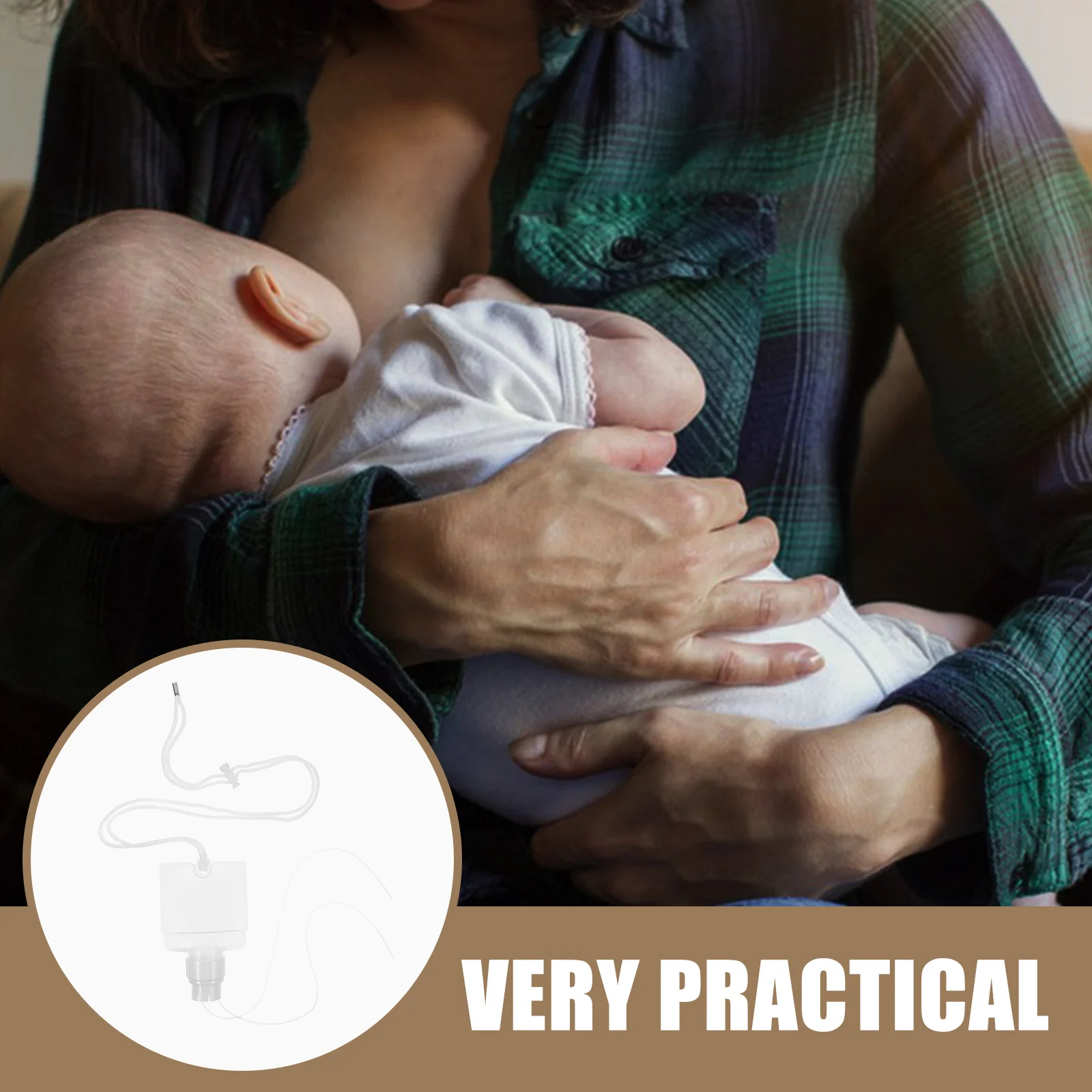 Supplemental Nursing Tube Milk Bottle Lactation Baby Breastfeeding Assist Device for Mom Silica Gel Bottles Newborn Babies