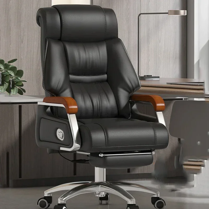 

Adjustable Wheels Office Chair Luxury Lumbar Modern Back Support Executive Lazy Work Chair Comfortable Silla Plegable Furnitures