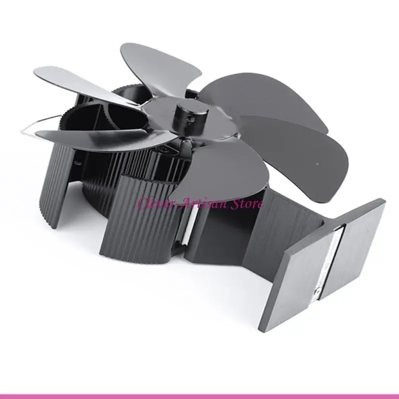 

E06B 6-лопастной вентилятор для горелки рассеивает теплый воздух по дому, идеально подходит для больших помещений