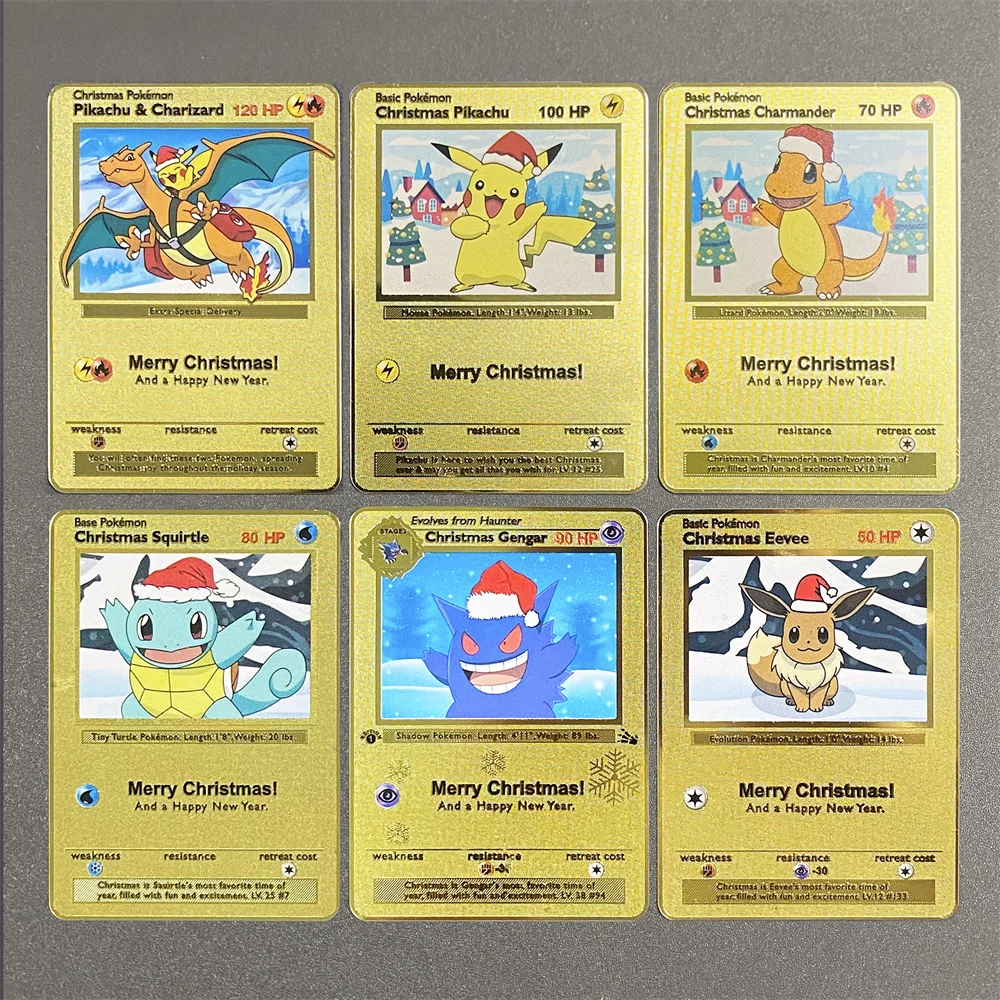 Pokemon 10000 Punten Hoog Pk Pikachu Charizard Arceus Mewtwo Goud Zwart Engels Metalen Kaart Vmax Mega Gx V Game Collection Cards