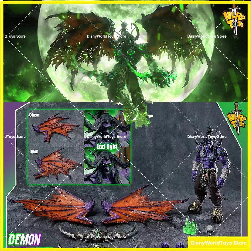 100% Original HERO TOYS 1/10 Scale Demon Hunter Illidan Stormrage